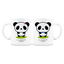 MS Regalos Personalizados | Tazas pareja personalizadas | Panda 02 | My Sign Lima Peru