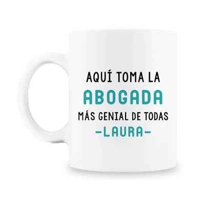 MS Regalos Personalizados | Taza personalizada | Abogada genial | My Sign Lima Peru