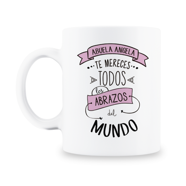 MS Regalos Personalizados | Taza personalizada | Abrazos para mi abuela | My Sign Lima Peru