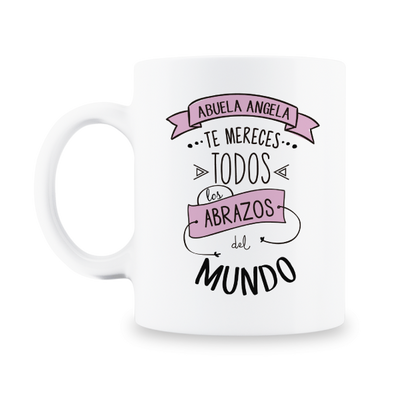 MS Regalos Personalizados | Taza personalizada | Abrazos para mi abuela | My Sign Lima Peru