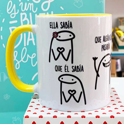 Taza Personalizada | Flores amarillas 02