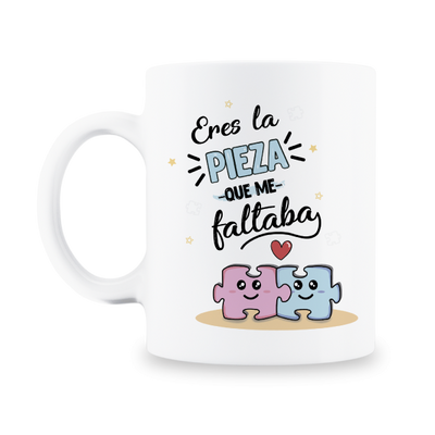 MS Regalos Personalizados | Taza personalizada | Eres la pieza que me faltaba | My Sign Lima Peru