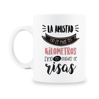MS Regalos Personalizados | Taza personalizada | La amistad no se mide en kilómetros | My Sign Lima Peru