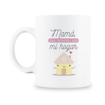 MS Regalos Personalizados | Taza personalizada | Mamá eres mi hogar | My Sign Lima Peru