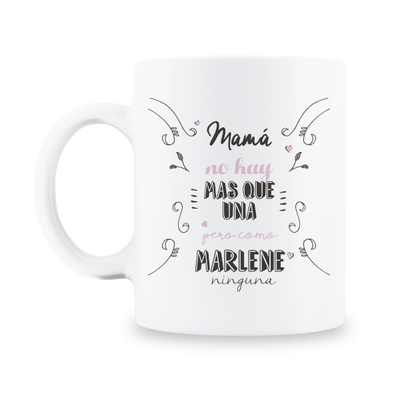 MS Regalos Personalizados | Taza personalizada | Mamá no hay más que una | My Sign Lima Peru
