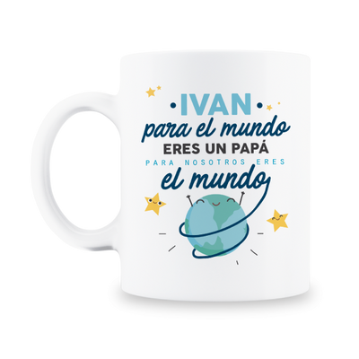 MS Regalos Personalizados | Taza personalizada | Para el mundo eres un papá | My Sign Lima Peru