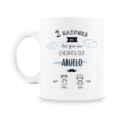 MS Regalos Personalizados | Taza personalizada | Razones para ser abuelos | My Sign Lima Peru