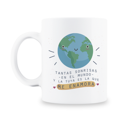 MS Regalos Personalizados | Taza personalizada | Tantas sonrisas en el mundo | My Sign Lima Peru