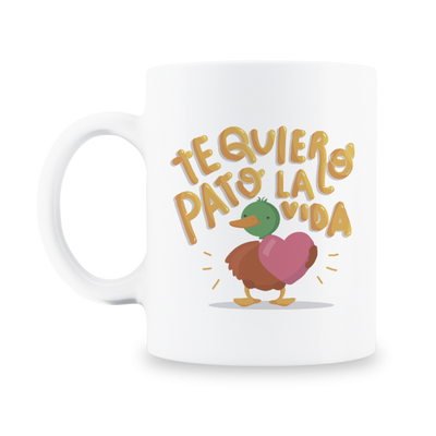 MS Regalos Personalizados | Taza personalizada | Te quiero pato la vida | My Sign Lima Peru