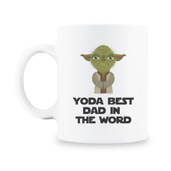 MS Regalos Personalizados | Taza personalizada | Yoda best dad | My Sign Lima Peru