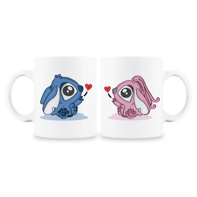 MS Regalos Personalizados | Tazas pareja personalizadas | Stitch | My Sign Lima Peru