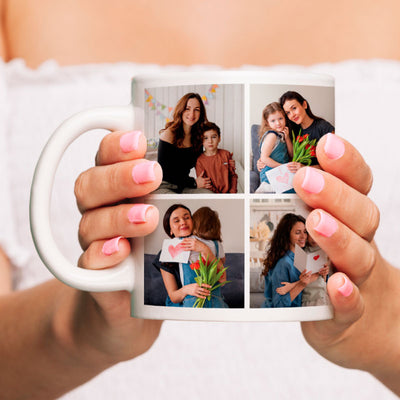 MS Regalos Personalizados | Taza Personalizada | Collage 8 fotos Mamá | My Sign Lima Peru