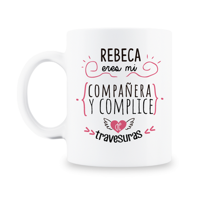 MS Regalos Personalizados | Taza personalizada | Compañera y cómplice | My Sign Lima Peru
