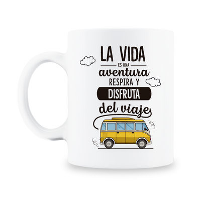 MS Regalos Personalizados | Taza personalizada | La vida es una aventura | My Sign Lima Peru