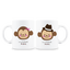 MS Regalos Personalizados | Tazas pareja personalizadas | Monitos 02 | My Sign Lima Peru