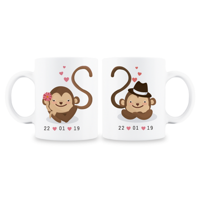MS Regalos Personalizados | Tazas pareja personalizadas | Monitos | My Sign Lima Peru