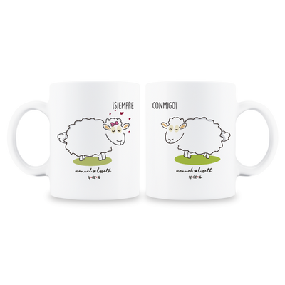 MS Regalos Personalizados | Tazas pareja personalizadas | Ovejas | My Sign Lima Peru