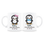 MS Regalos Personalizados | Tazas pareja personalizadas | Pingüino | My Sign Lima Peru