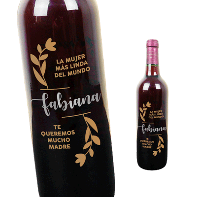MS Regalos Personalizados | Vino Personalizado | Mami más linda | My Sign Lima Peru