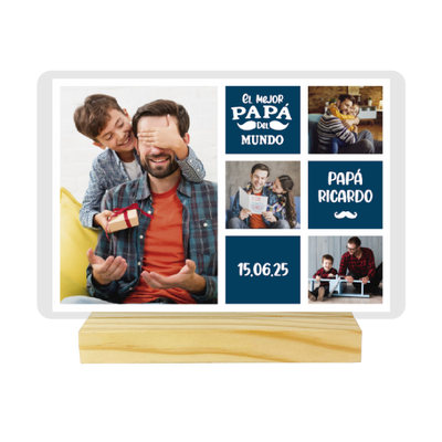 MS Regalos Personalizados | Cuadro Acrílico | El mejor papá | My Sign Lima Peru