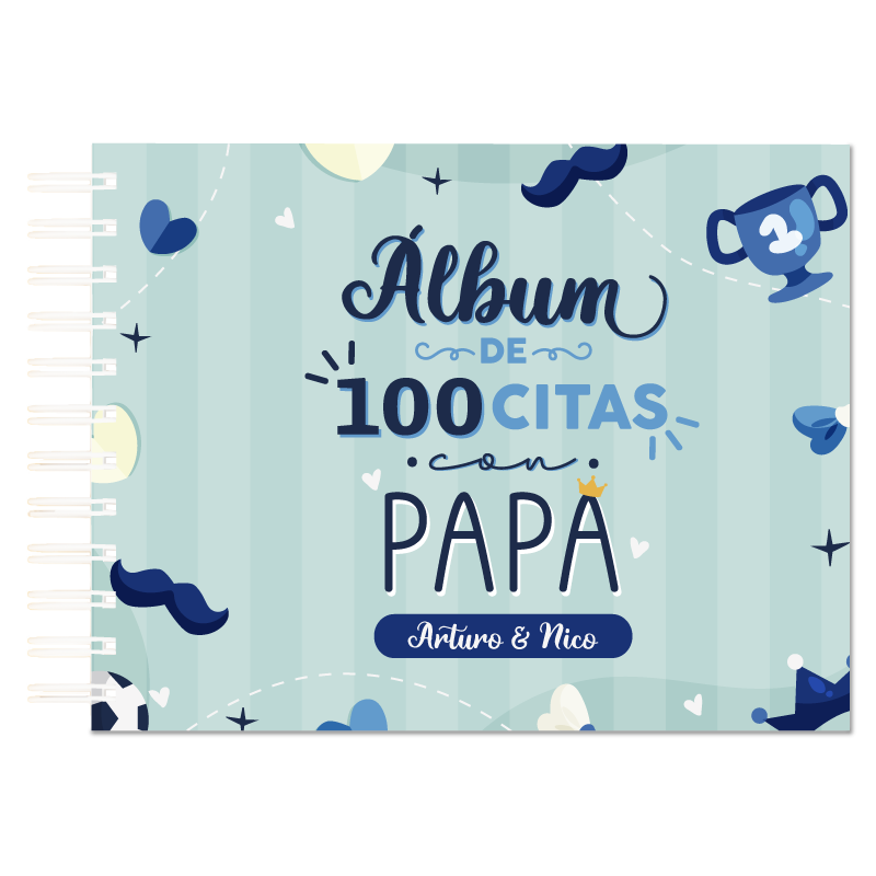 MS Regalos Personalizados | Álbum | 100 citas con Papá | My Sign Lima Peru