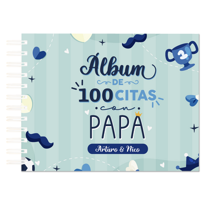 MS Regalos Personalizados | Álbum | 100 citas con Papá | My Sign Lima Peru