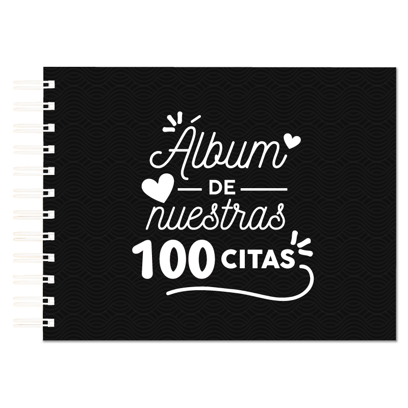 MS Regalos Personalizados | Álbum | 100 citas negro | My Sign Lima Peru