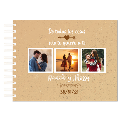 MS Regalos Personalizados | Álbum personalizado | De todas las cosas solo te quiero a ti | My Sign Lima Peru