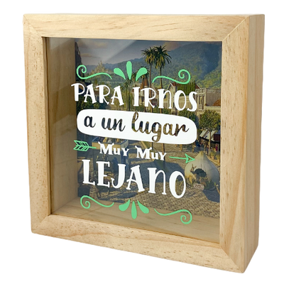 MS Regalos Personalizados | Alcancía personalizada | Para irnos a un lugar muy muy lejano | My Sign Lima Peru