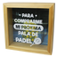 MS Regalos Personalizados | Alcancía personalizada | Próxima pala de Padel | My Sign Lima Peru