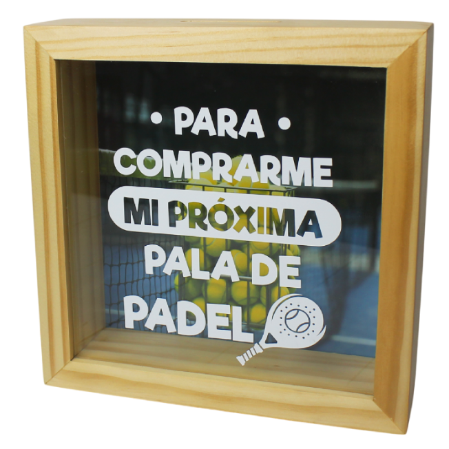 MS Regalos Personalizados | Alcancía personalizada | Próxima pala de Padel | My Sign Lima Peru