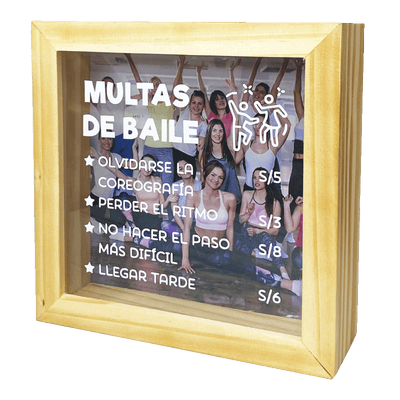 MS Regalos Personalizados | Alcancía Personalizada | Multas de baile | My Sign Lima Peru