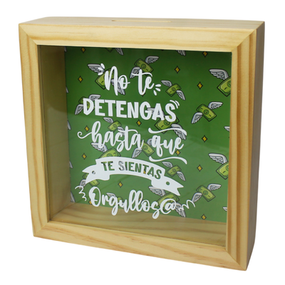 MS Regalos Personalizados | Alcancía personalizada | No te detengas | My Sign Lima Peru
