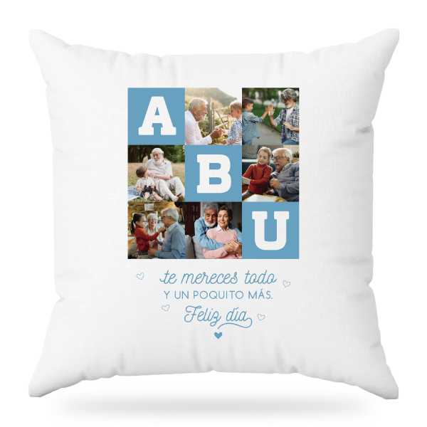 MS Regalos Personalizados | Almohada personalizada | Abuelo 02 | My Sign Lima Peru