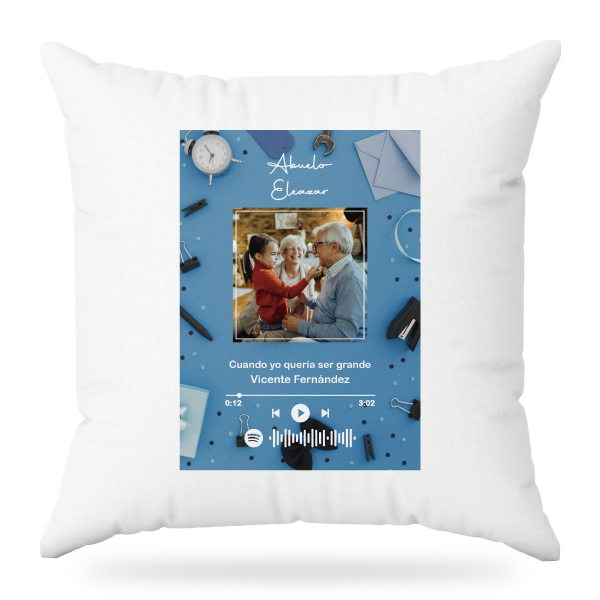 MS Regalos Personalizados | Almohada personalizada | Abuelo 05 | My Sign Lima Peru