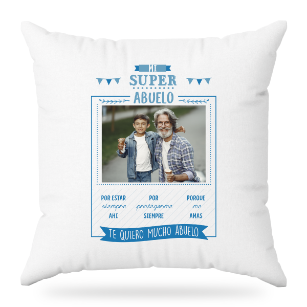 MS Regalos Personalizados | Almohada personalizada | Abuelo 07 | My Sign Lima Peru