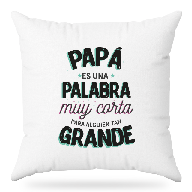 MS Regalos Personalizados | Almohada Personalizada | Palabra Papá | My Sign Lima Peru