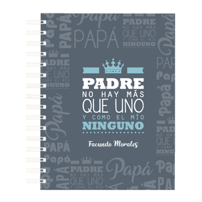 MS Regalos Personalizados | Block personalizado | Padre no hay más que uno | My Sign Lima Peru
