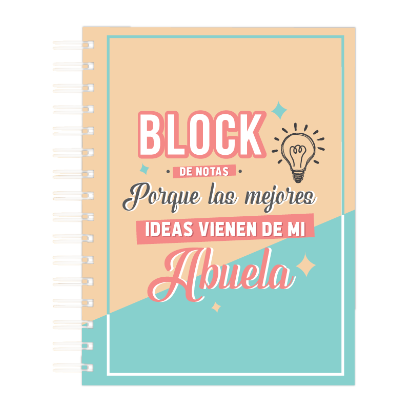 MS Regalos Personalizados | Block personalizado | Notas de mi Abuela | My Sign Lima Peru