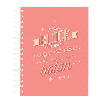 MS Regalos Personalizados | Block personalizado | Ideas de mi Abuela | My Sign Lima Peru