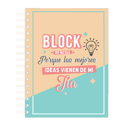 MS Regalos Personalizados | Block personalizado | Notas de mi Tía | My Sign Lima Peru