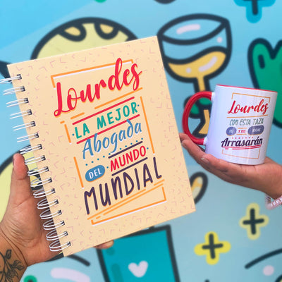 MS Regalos Personalizados | Block personalizado + Taza | My Sign Lima Peru