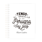 MS Regalos Personalizados | Block Personalizado | Tengo el Orgullo | My Sign Lima Peru
