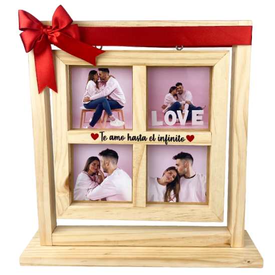MS Regalos Personalizados | Cuadro colgante | 4 fotos pareja | My Sign Lima Peru