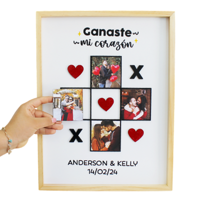 MS Regalos Personalizados | Cuadro en Piezas | Ganaste mi corazón | My Sign Lima Peru