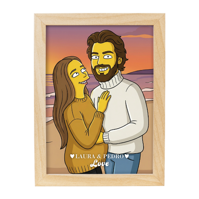 Cuadro personalizado | Estilo Simpsons