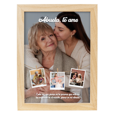 MS Regalos Personalizados | Cuadro Personalizado l Abuela te amo | My Sign Lima Peru