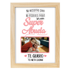MS Regalos Personalizados | Cuadro Personalizado l Super abuela 02 | My Sign Lima Peru