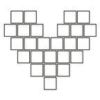 Corazón con fotos Gigante