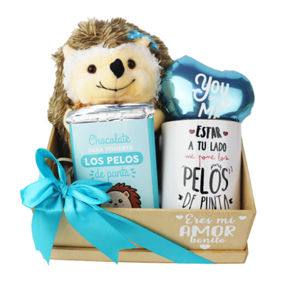 MS Regalos Personalizados | Gift Box | Erizo Estar a tu lado | My Sign Lima Peru